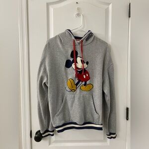 Disney Gray and Red Mickey Mouse Hoodie